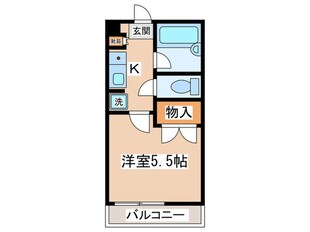 ヴィラフラットの物件間取画像